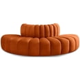 thumbnail image 1 of Meridian Furniture Arc Cognac Velvet Modular Sectional, 1 of 7