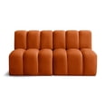 thumbnail image 1 of Meridian Furniture Arc Cognac Velvet Modular Sectional, 1 of 8