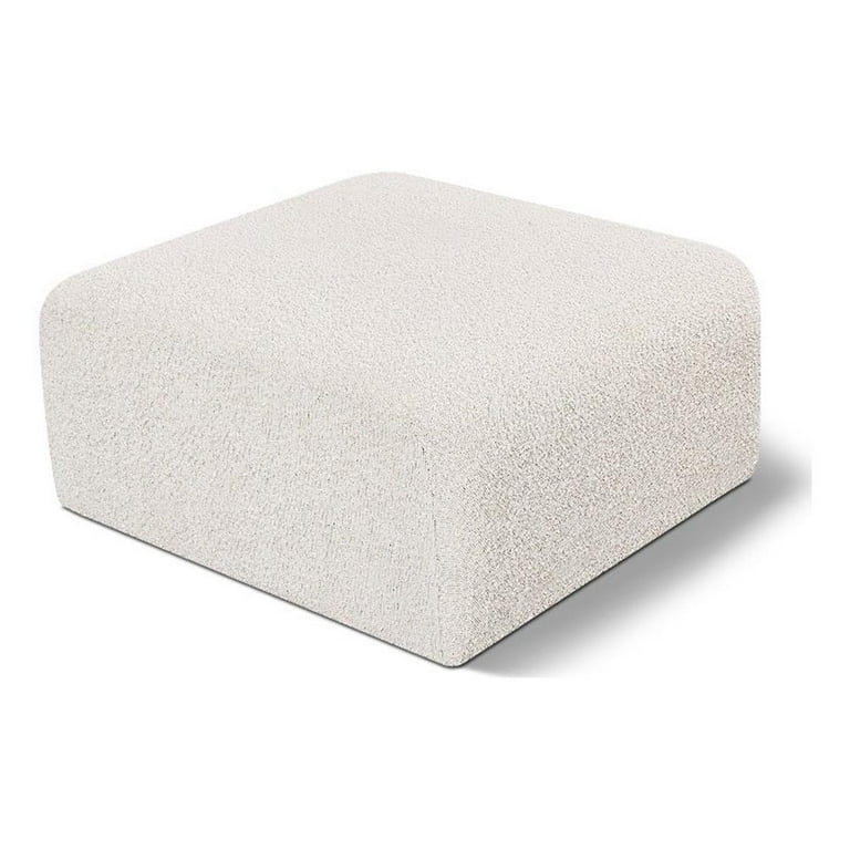 Meridian Furniture Arc Boucle Fabric Bench Meridian Furniture Arc Boucle Fabric Bench
