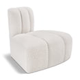 thumbnail image 1 of Meridian Furniture Arc Cream Boucle Fabric Reverse Corner, 1 of 9