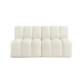 thumbnail image 1 of Meridian Furniture Arc Cream Velvet Modular Sectional, 1 of 10
