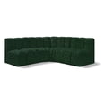 thumbnail image 1 of Meridian Furniture Arc Green Boucle Fabric Modular Sectional, 1 of 8