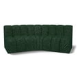 thumbnail image 1 of Meridian Furniture Arc Green Boucle Fabric Modular Sectional, 1 of 7