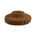 thumbnail image 1 of Meridian Furniture Arc Saddle Velvet Modular Sectional, 1 of 7