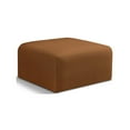 thumbnail image 1 of Meridian Furniture Arc Saddle Velvet Ottoman, 1 of 8