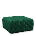 thumbnail image 1 of Meridian Furniture Ariel Green Velvet Ottoman/Bench, 1 of 4