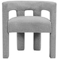 thumbnail image 1 of Meridian Furniture Athena Grey Boucle Fabric Accent/Dining Chair, 1 of 5