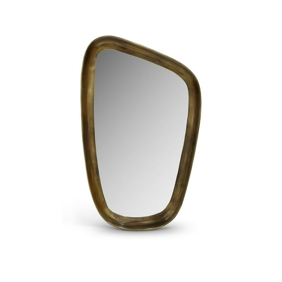 Meridian Furniture Auberge Brass Mirror