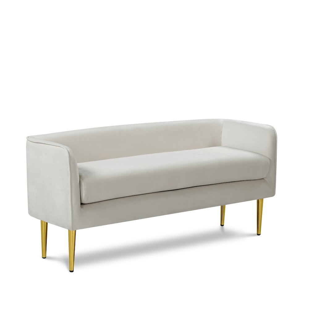 Meridian Furniture Audrey Velvet Bench Meridian Furniture Audrey Velvet Bench