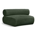 thumbnail image 1 of Meridian Furniture Bale Green Chenille Fabric Modular Chair, 1 of 4