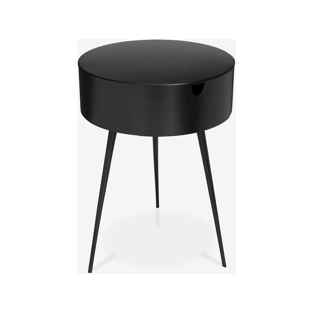 Meridian Furniture Bali Black Metal Nightstand