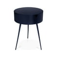 thumbnail image 1 of Meridian Furniture Bali Navy Metal Nightstand, 1 of 7
