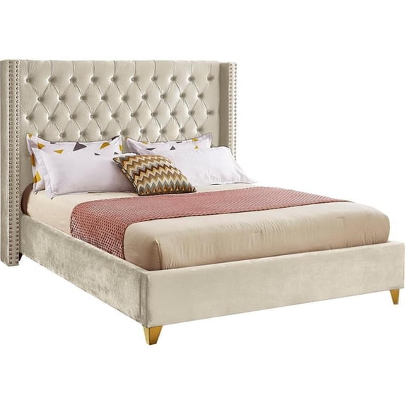 Meridian Furniture Barolo 56" Tufted Queen