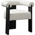 thumbnail image 1 of Meridian Furniture Barrel Cream Dining Chair, 1 of 8