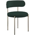 thumbnail image 1 of Meridian Furniture Beacon Green Boucle Fabric Dining Chair, 1 of 8