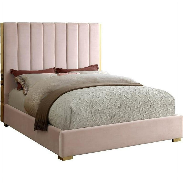 Meridian Furniture Becca Velvet King Bed Meridian Furniture Becca Velvet King Bed