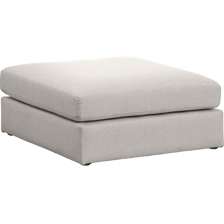 Meridian Furniture Beckham Linen Polyester Modular Ottoman Meridian Furniture Beckham Linen Polyester Modular Ottoman