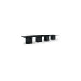thumbnail image 1 of Meridian Furniture Belinda Black Solid Wood and Oak Veneer Modular Dining Table, 1 of 7