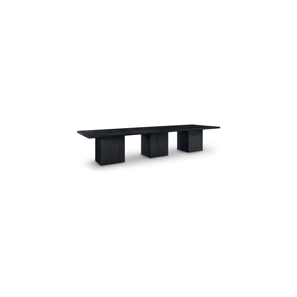Meridian Furniture Belinda Black Solid Wood and Oak Veneer Modular ...
