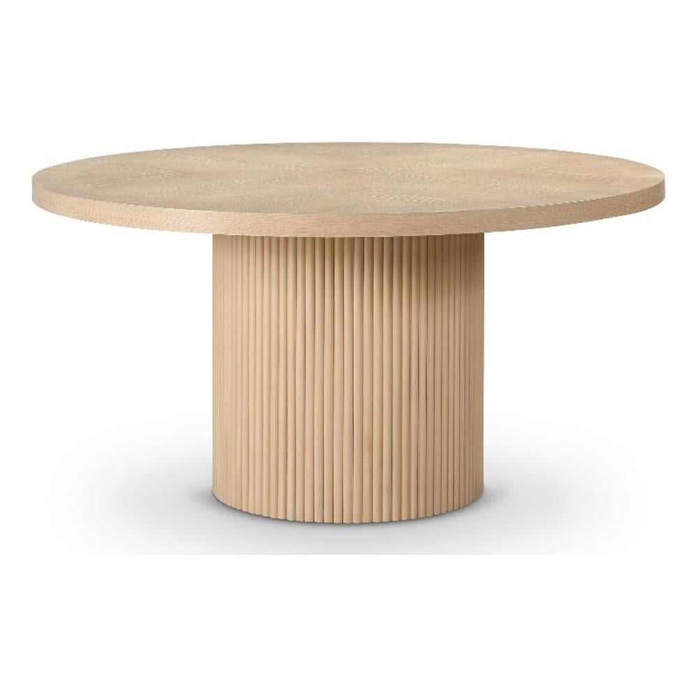 Meridian Furniture Belinda 60" Natural Solid Wood and Veneer Dining Table
