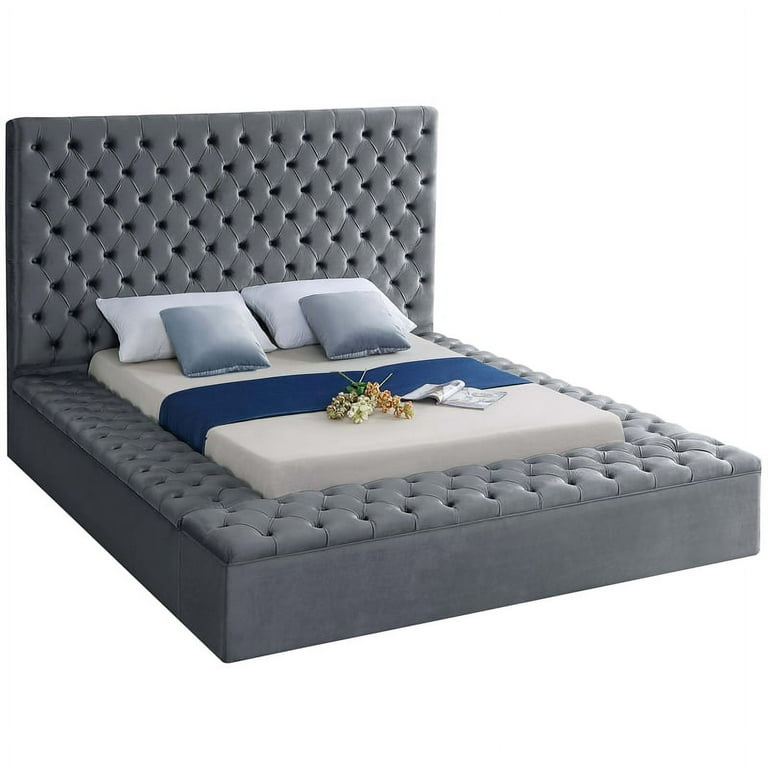 Meridian Furniture Bliss Velvet Full Bed Meridian Furniture Bliss Velvet Full Bed