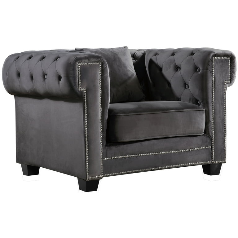 Meridian Furniture Bowery Velvet Chair Meridian Furniture Bowery Velvet Chair