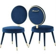 thumbnail image 1 of Meridian Furniture Brandy Navy Velvet Dining Chair, 1 of 6