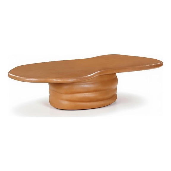 Meridian Furniture Branna Terracotta Indoor/Outdoor Concrete Coffee Table