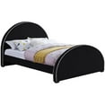 thumbnail image 1 of Meridian Furniture Brody Black Velvet Queen Bed, 1 of 6