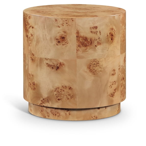 Meridian Furniture Burl Natural Ash End Table