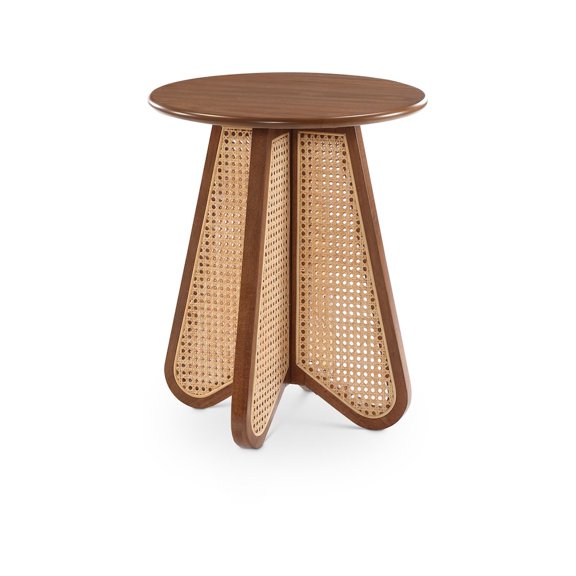 Meridian Furniture Butterfly Walnut Oak Veneer Top End Table