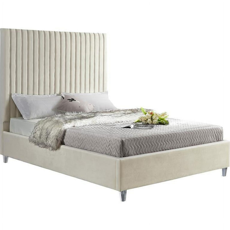Meridian Furniture Candace Velvet Full Bed Meridian Furniture Candace Velvet Full Bed