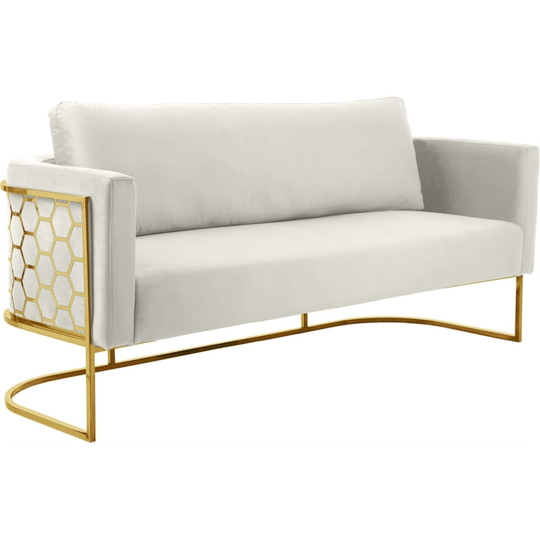 Meridian Furniture Casa Velvet Sofa - Gold Meridian Furniture Casa Velvet Sofa - Gold