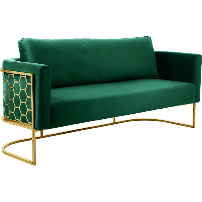 Meridian Furniture Casa Velvet Sofa - Gold Meridian Furniture Casa Velvet Sofa - Gold