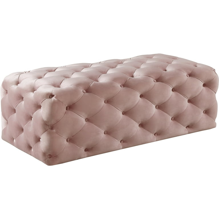 Meridian Furniture Casey Velvet Ottoman / Bench Meridian Furniture Casey Velvet Ottoman / Bench