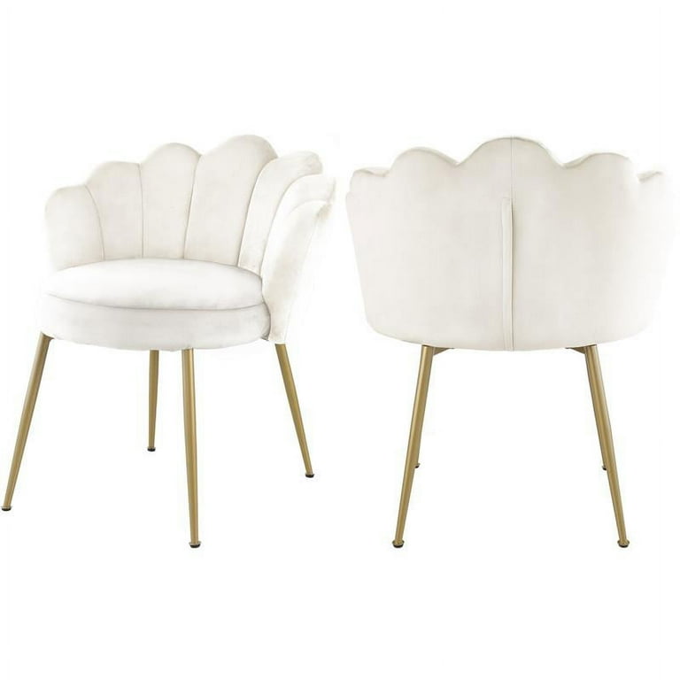 Meridian Furniture Claire Velvet Accent Chair / Dining Chair-Set of 2 Meridian Furniture Claire Velvet Accent Chair / Dining Chair-Set of 2