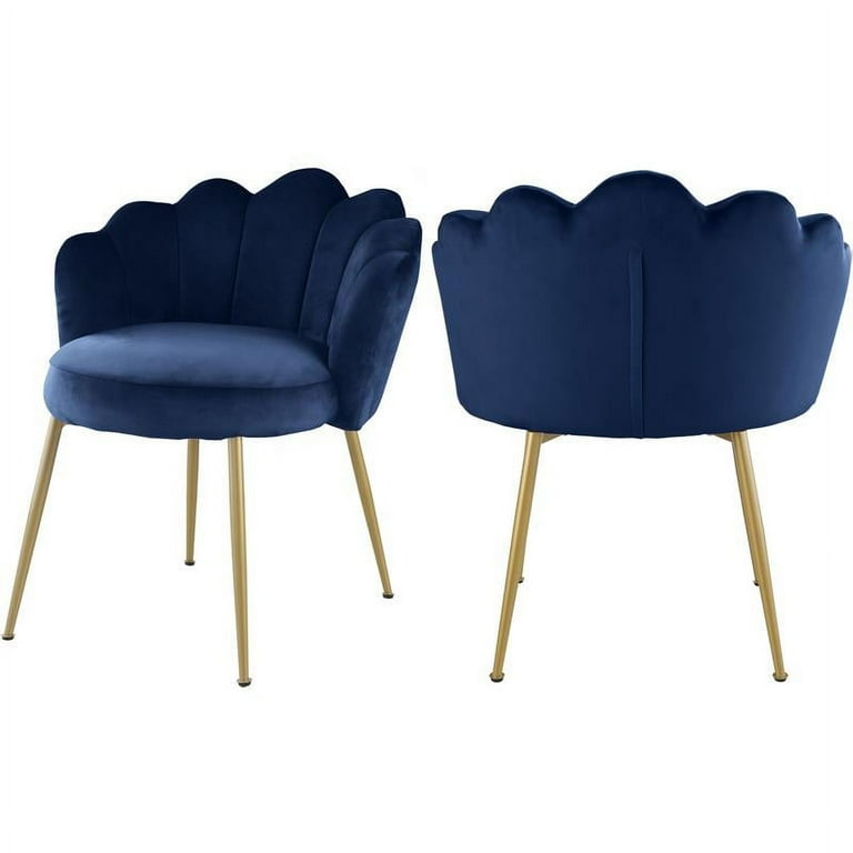 Meridian Furniture Claire Velvet Accent Chair / Dining Chair-Set of 2 Meridian Furniture Claire Velvet Accent Chair / Dining Chair-Set of 2