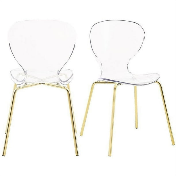 Meridian Furniture Clarion Dining Chair - Gold Meridian Furniture Clarion Dining Chair - Gold