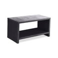 thumbnail image 1 of Meridian Furniture Cleo Grey Velvet Night Stand, 1 of 5