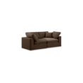 thumbnail image 1 of Meridian Furniture Comfy Brown Velvet 2-Pc. Modular Sofa, 1 of 11