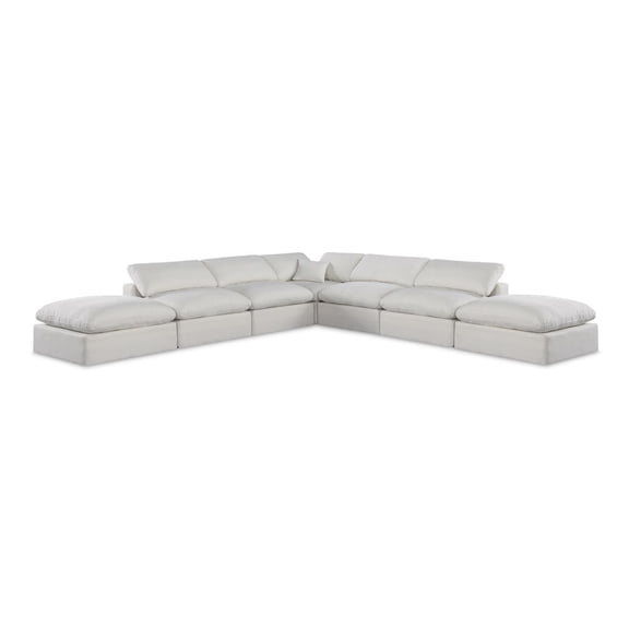 Meridian Furniture Comfy Cream Modular Sectional