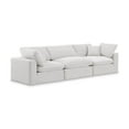 thumbnail image 1 of Meridian Furniture Comfy Cream Velvet 3-Pc. Modular Sofa, 1 of 11