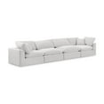 thumbnail image 1 of Meridian Furniture Comfy Cream Velvet 4-Pc. Modular Sofa, 1 of 11