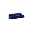 thumbnail image 1 of Meridian Furniture Comfy Navy Velvet 3-Pc. Modular Sofa, 1 of 10