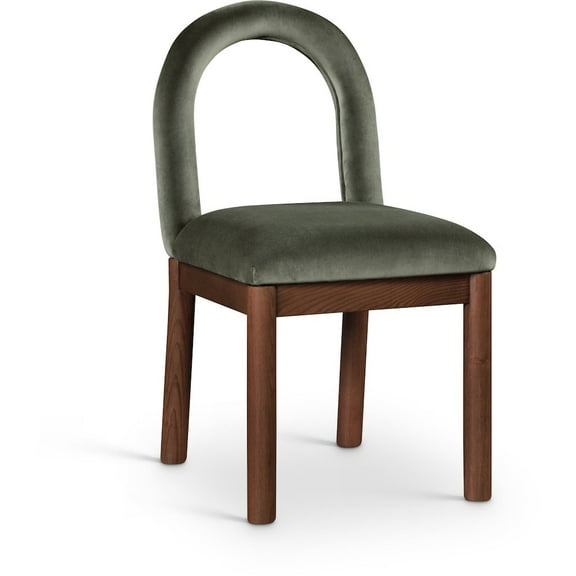 Meridian Furniture Conrad Green Velvet Dining Chair