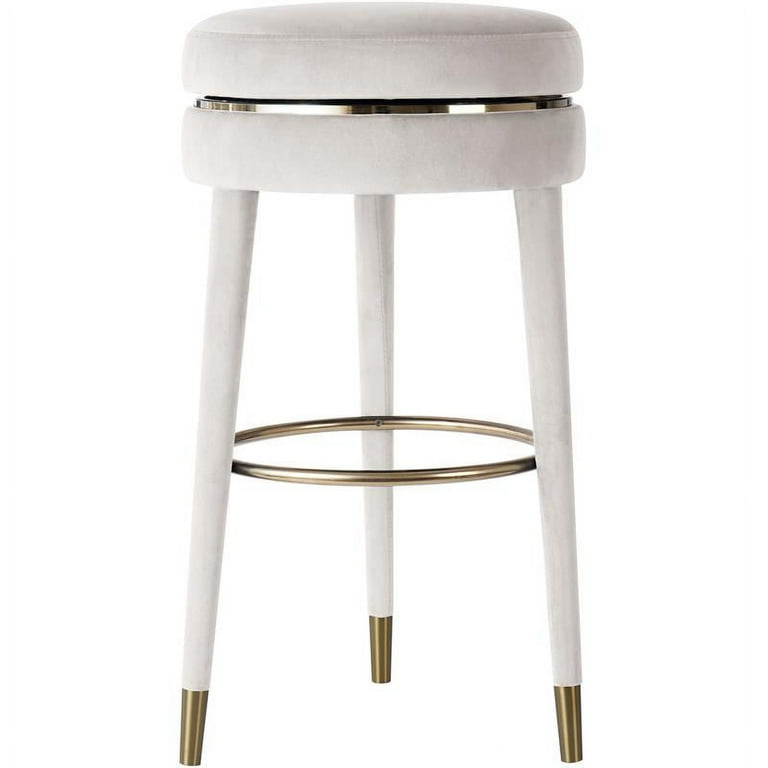 Meridian Furniture Coral Velvet Swivel Counter Stool Meridian Furniture Coral Velvet Swivel Counter Stool
