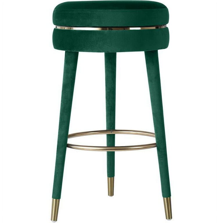 Meridian Furniture Coral Velvet Swivel Bar Stool Meridian Furniture Coral Velvet Swivel Bar Stool