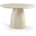 thumbnail image 1 of Meridian Furniture Cosenza Travertine 48.5" Travertine Finish Concrete Dining Table, 1 of 6