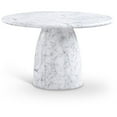 thumbnail image 1 of Meridian Furniture Cosenza White 48.5" Indoor/Outdoor Concrete Dining Table, 1 of 6