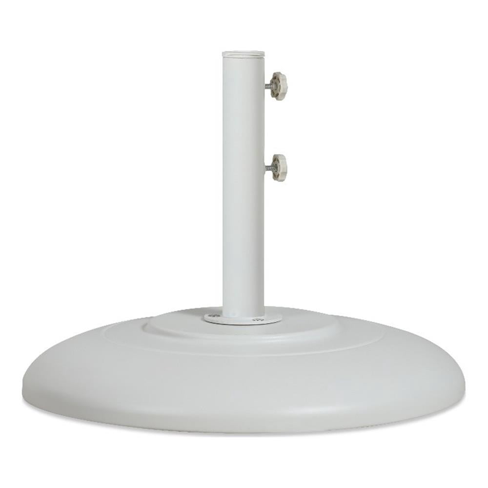 Meridian Furniture Cozumel White Steel Patio Umbrella Base